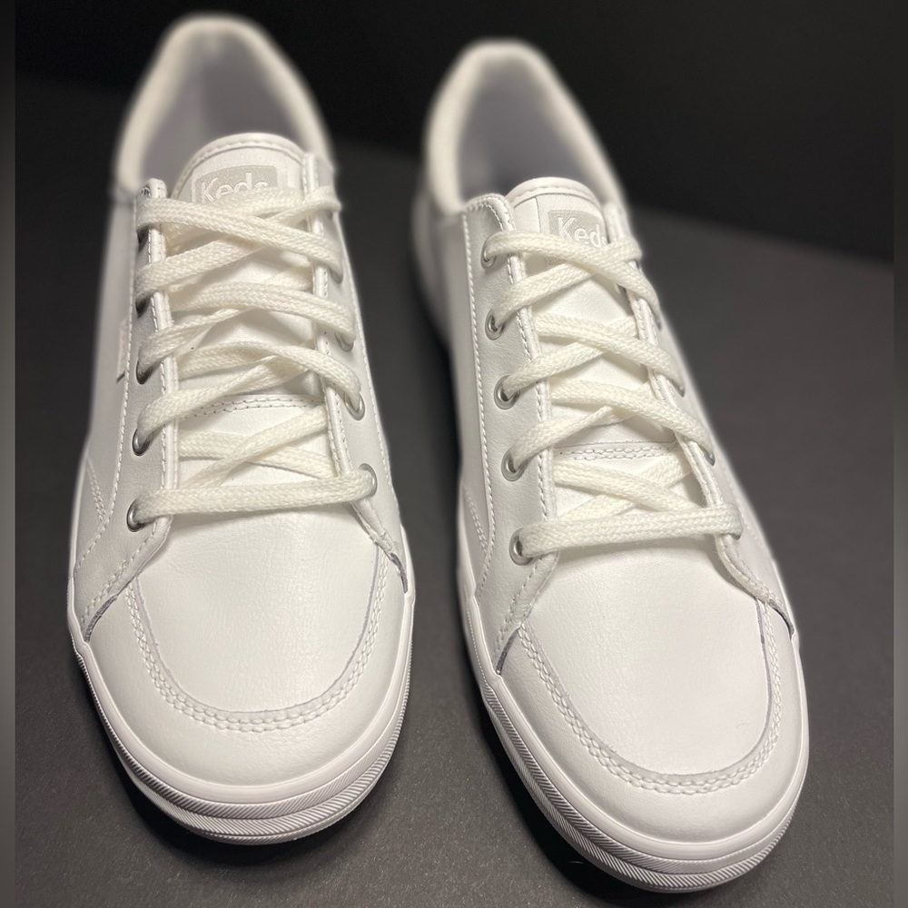 Keds White Leather Center II Sneakers